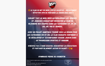 Détection/recrutement