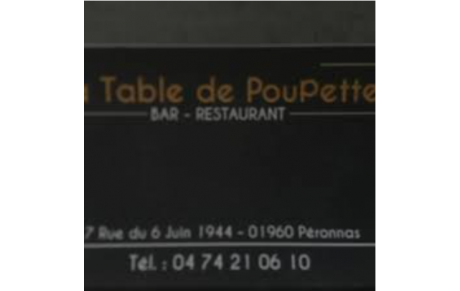La table de chez PouPette