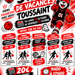 Stage de toussaint 2026