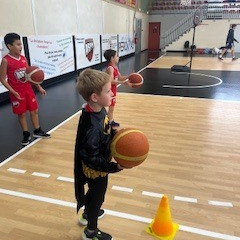 Mercredi basket sur le thèmes d'halloween pour nos u7-u9